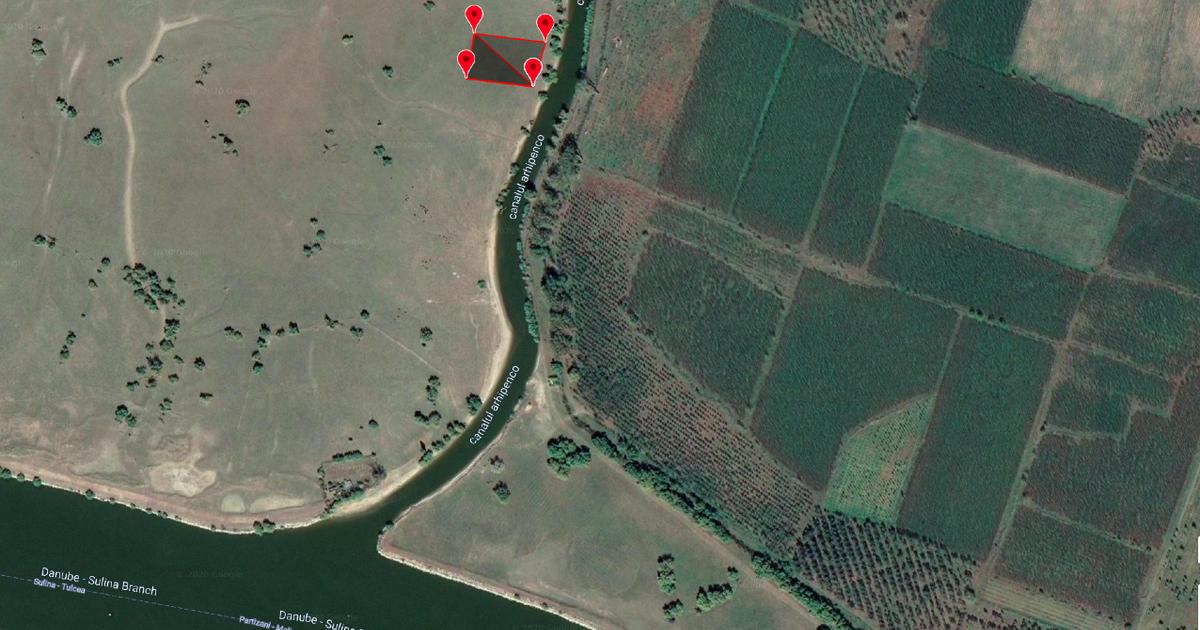 Teren Delta Dunarii, deschidere la apa