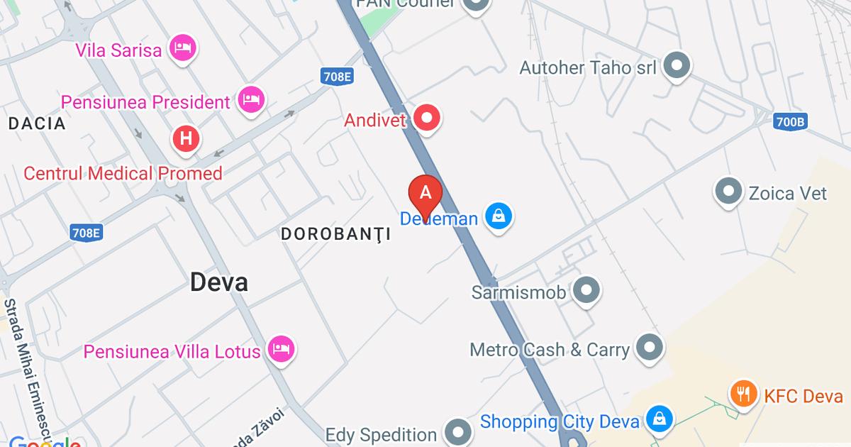 Deva - Teren 3 Hectare - DN7 Zona Comerciala - Fatada Stradala de 270m
