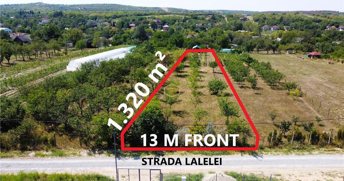 Teren intravilan - 1.320 m² si toate utilitatile | Viile Satu Mare