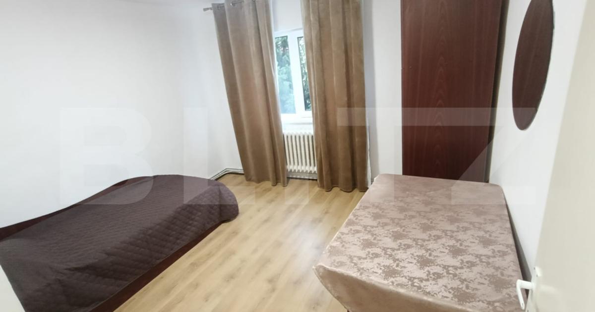 Închiriere apartament 3 camere, 2 băi, balcon închis – zona Kaufland