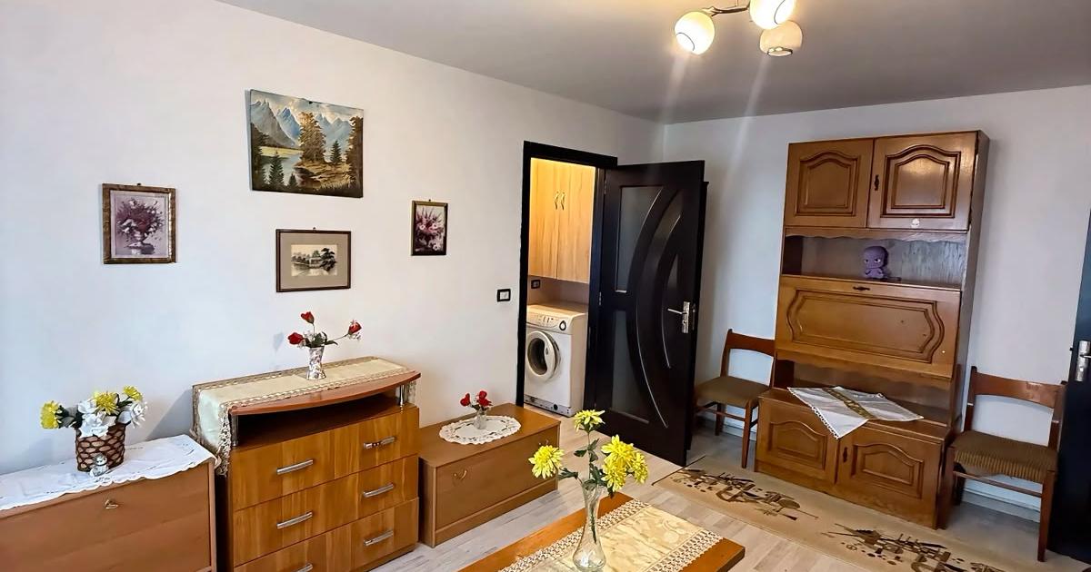 2 camere cu centrala proprie, mobilat si utilat la parter, Piata Sud