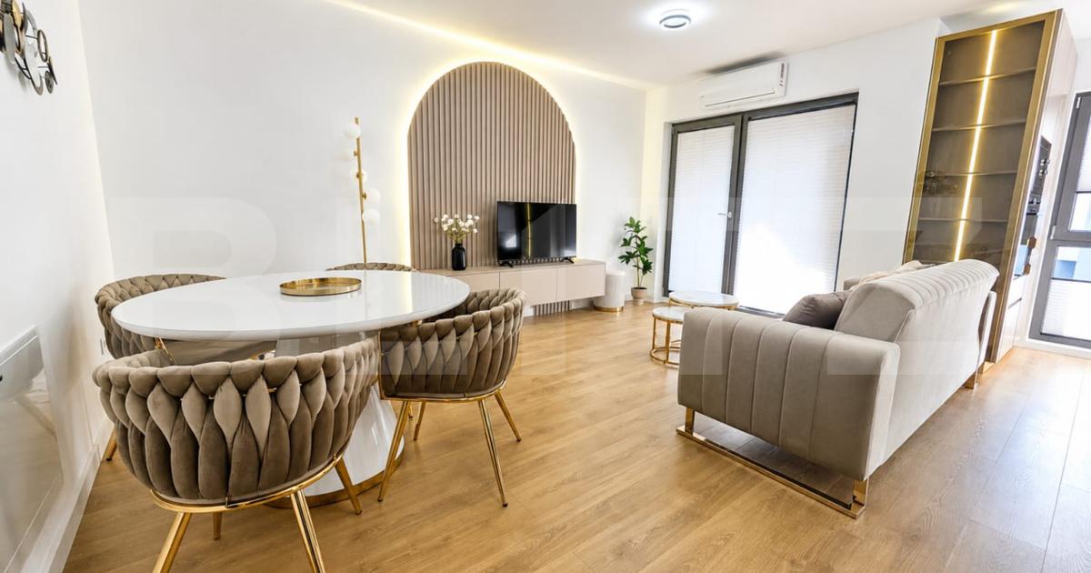 Apartament modern cu 3 camere, 65 mp, parcare subterană, Calea Moldovei