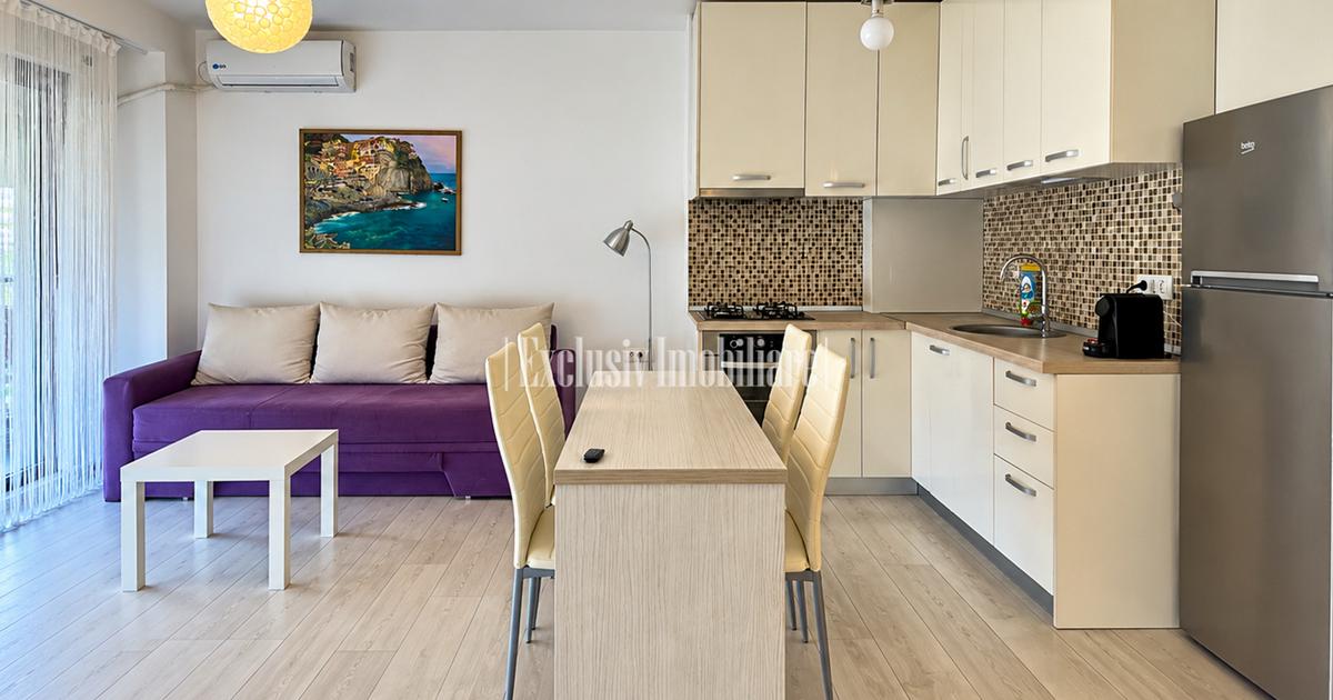Studio 2 camere | Faleza Nord - 2 minute de plaja | Parcare