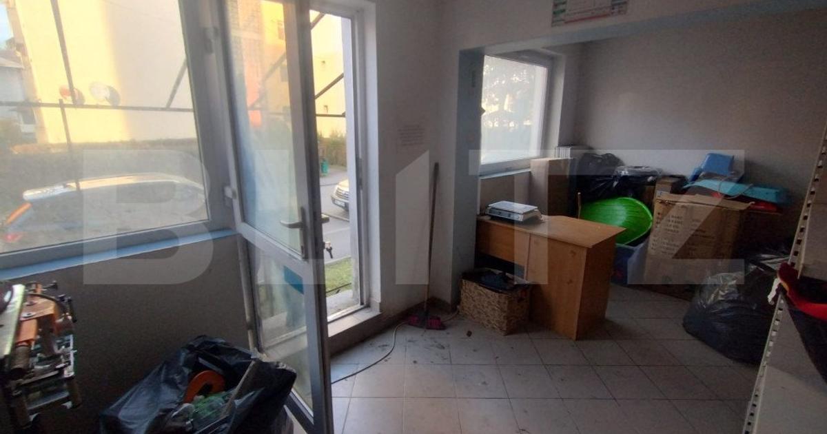 Spatiu de inchiriat cu 2 camere 35mp,parter inalt,oras Nasaud,zona Gari