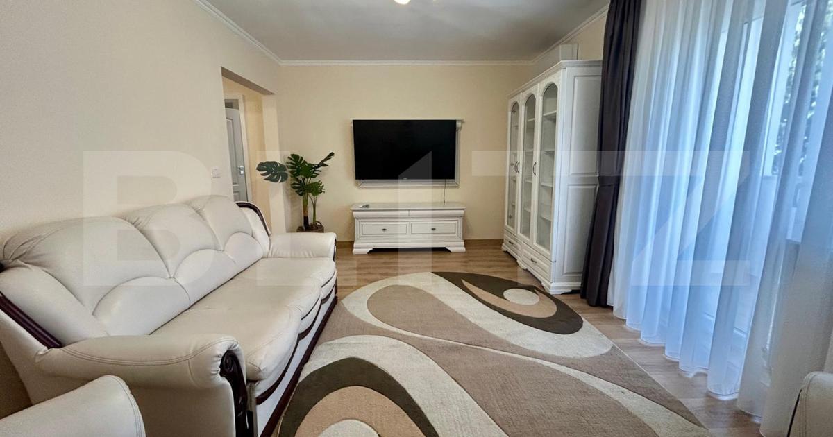 Apartament prima închiriere, 3 camere, 64 mp, loc de parcare, zona Nufărul