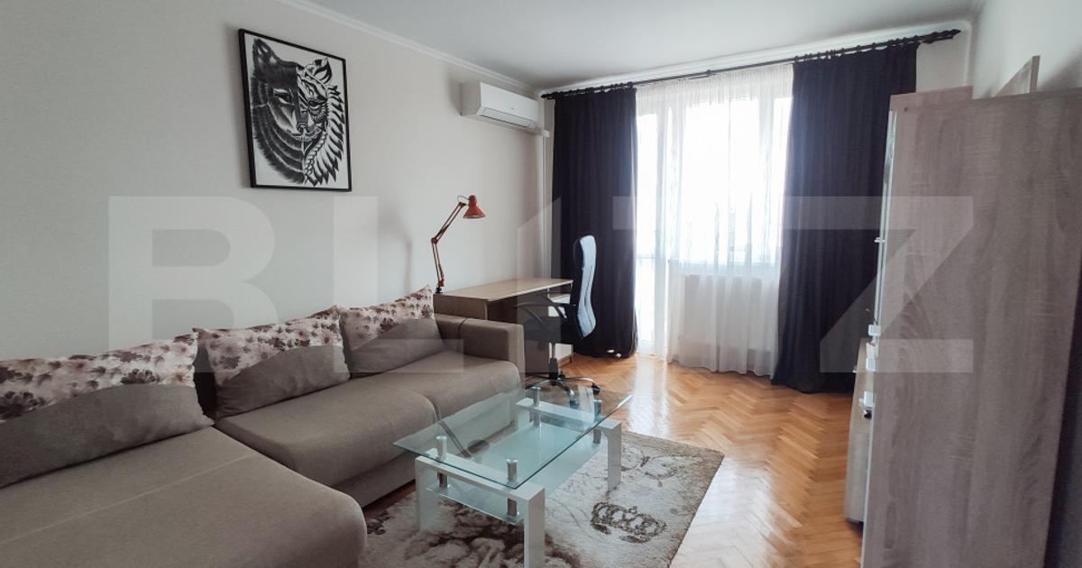Apartament 2 camere, 50 mp, AC, balcon, zona Centrala
