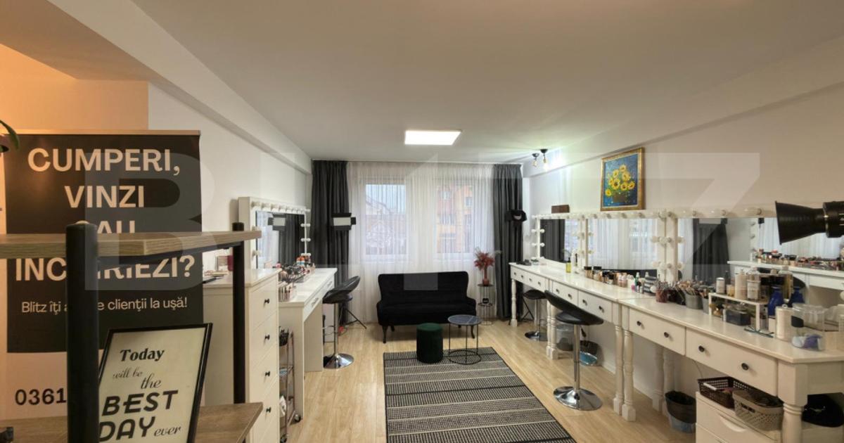 Spațiu de închiriat – Ideal pt Salon de Înfrumusețare – 80 mp, str. Ady Endre