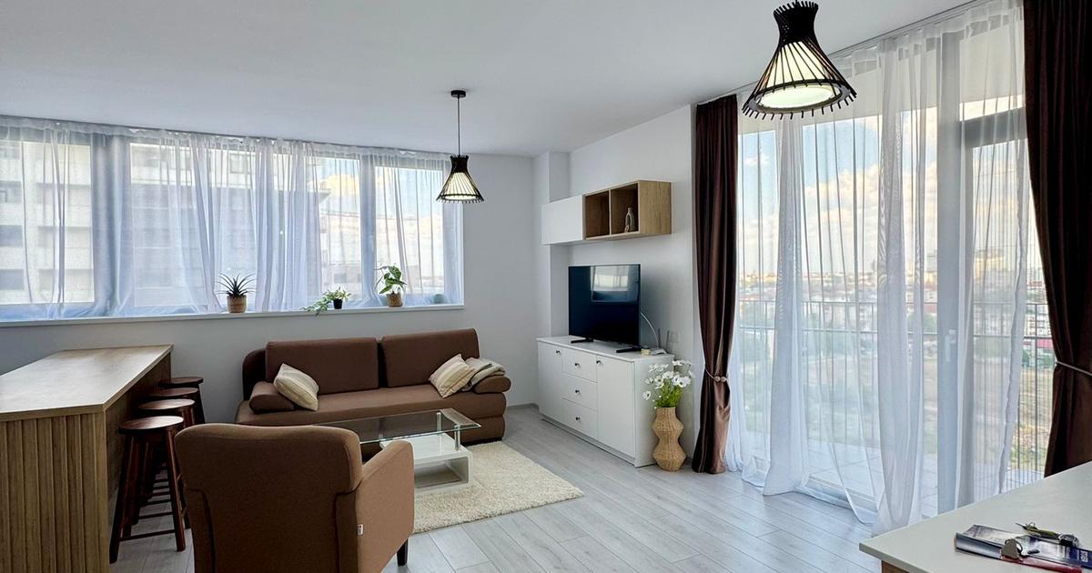 Apartament cu 2 camere | XCity | Etaj 11 | 55 mp | 2 balcoane