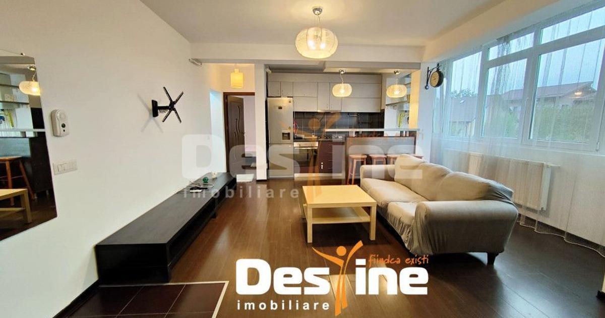 Apartament 3c mobilat și utilat, cu balcon + loc parcare
