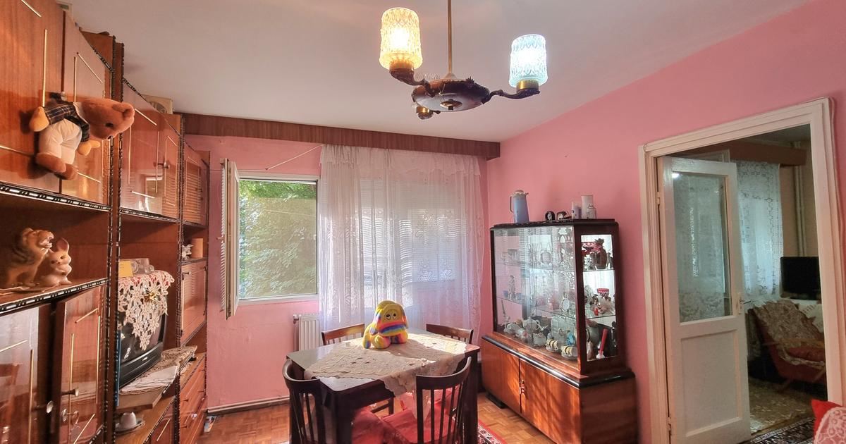ETAJUL 1- Ultracentral-Apartament 2 camere/centrala termica/termopane