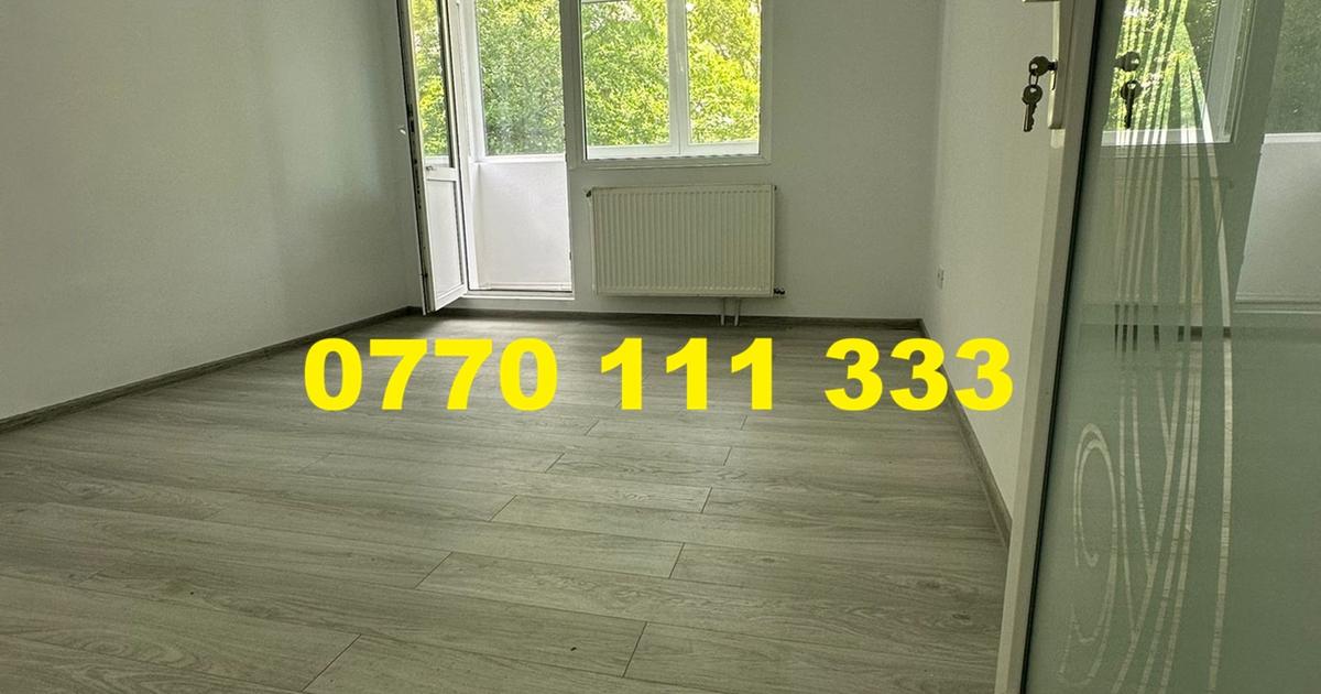 ETAJ 1. Apartament 3 camere confort 1, zona Obor.