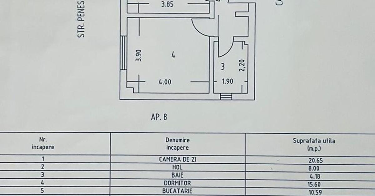 APARTAMENT 2 CAMERE PIAȚA MOLDOVEI | KM0