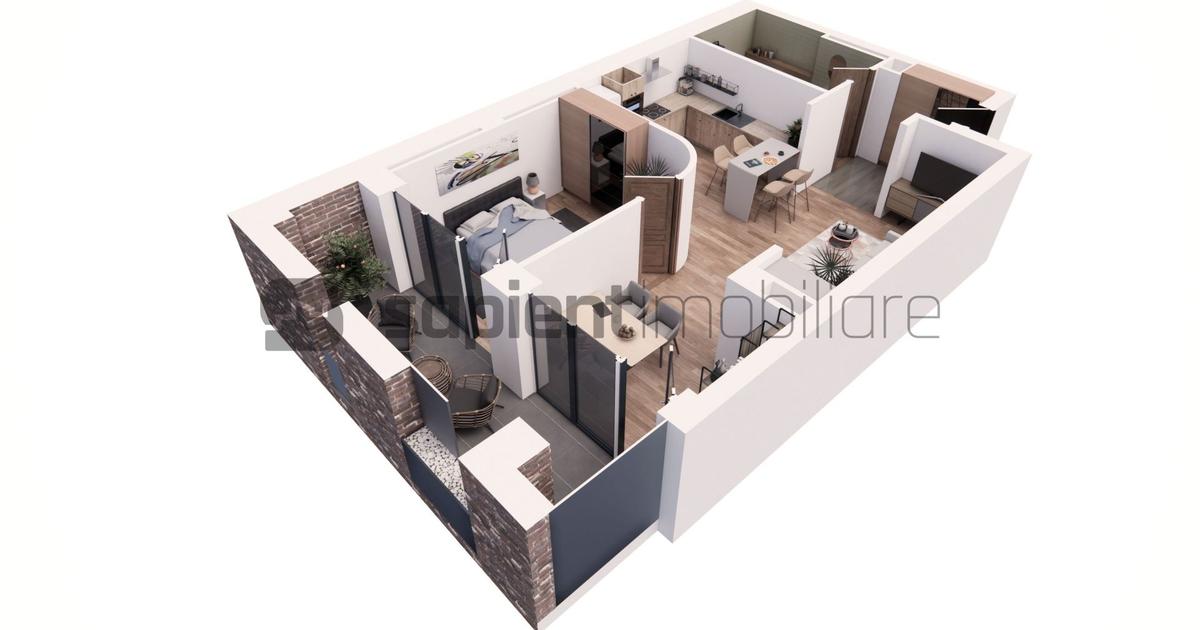 Apartament nou, modern cu 2 camere - Ultracentral -  Cuza Voda