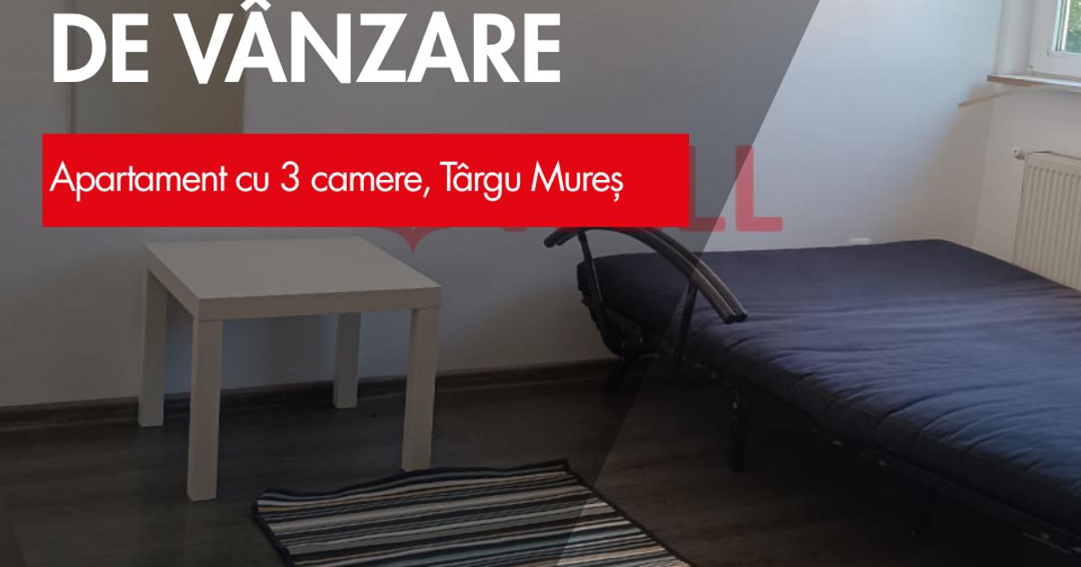 DE VÂNZARE APARTAMENT CU 3 CAMERE