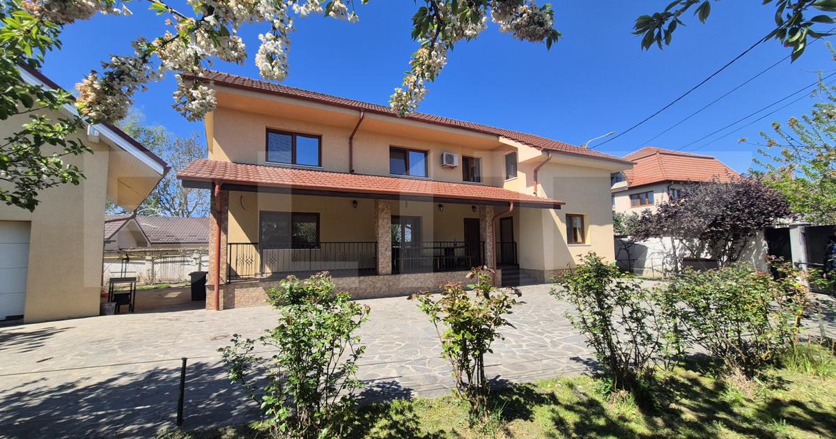Casa 3 dormitoare de inchiriat, 236 mp, teren 525 mp, Semicentral