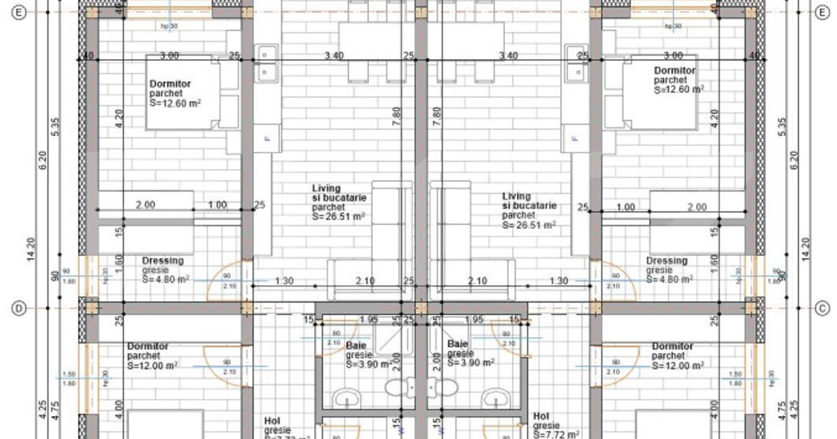 Duplex, 73mp, Valea Budacului, 125000, semifinisat