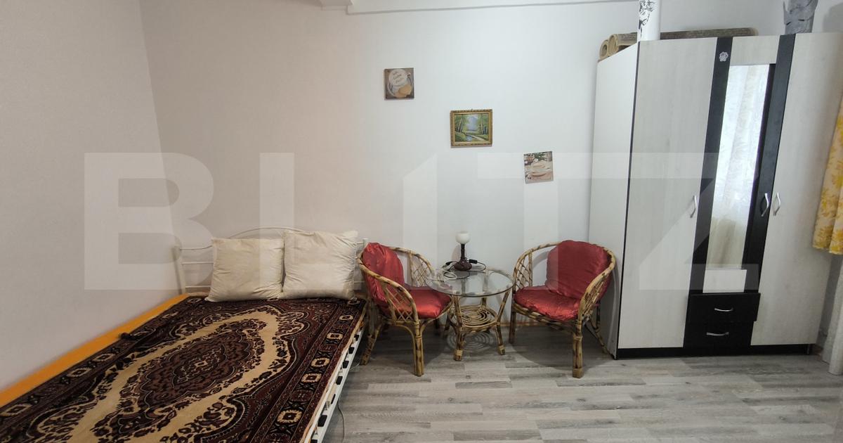 Garsoniera de inchiriat, 25mp, etaj 1, zona Burdujeni Gara.