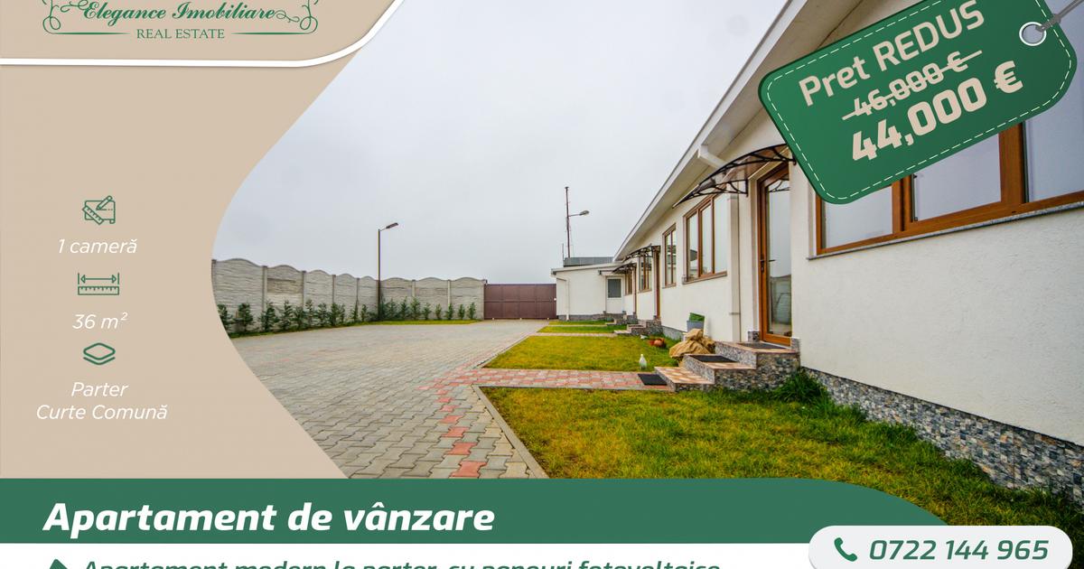 Apartament modern la parter, cu panouri fotovoltaice, zona Bujac, Arad