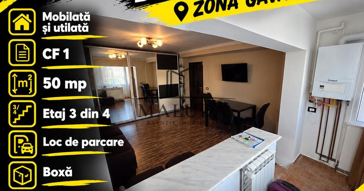 Garsoniera Gavana 3, Cf 1, 50 mp, 82.000eur