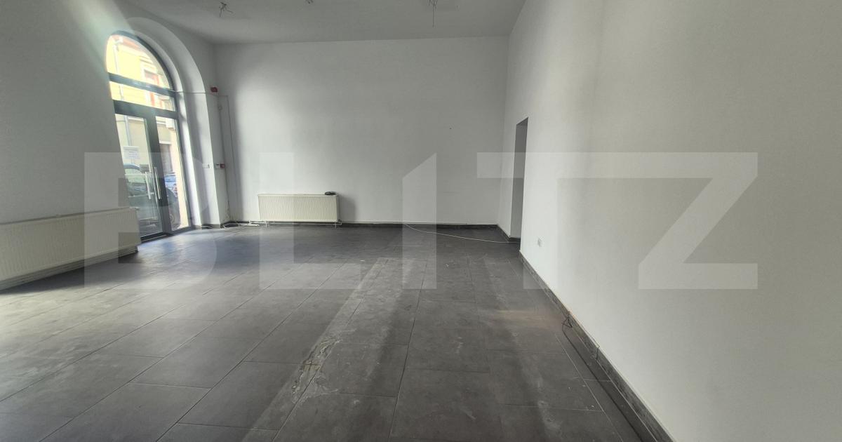 Spatiu comercial de inchiriat, 105.60 mp, Ultracentral, cladire autorizata PSI