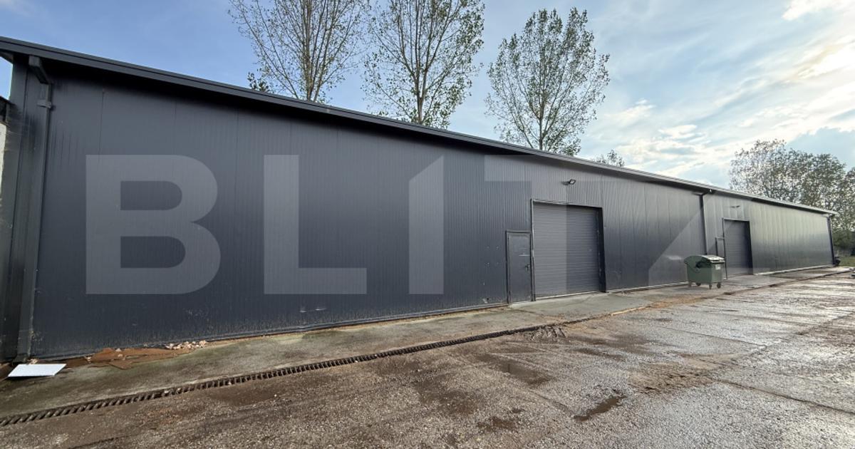 Spatiu comercial de închiriat/ hală ,400 mp, zona Vetiș