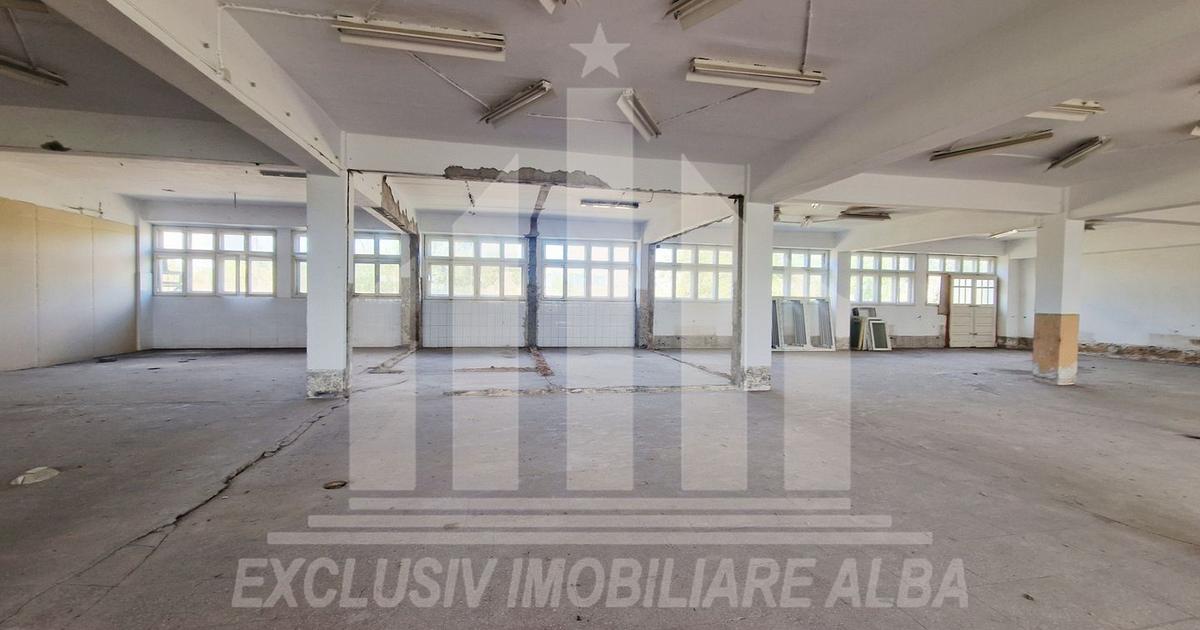 Spatiu industrial | De vanzare | 1271 mp | 3.4 m inaltime | Alba Iulia