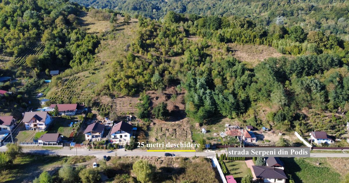 Teren langa padure | domeniu rezidential | actele la zi - de vanzare