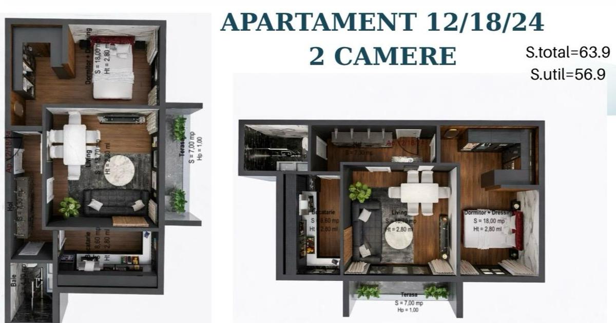 Apartament decomandat cu 2 camere în zona Theodor Pallady, Sector 3