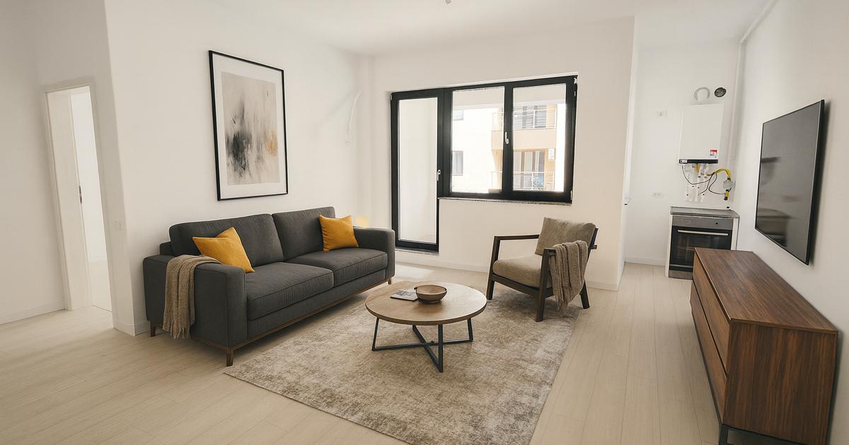 Apartament semidecomandat cu 2 camere în zona Timpuri Noi, Sector 4