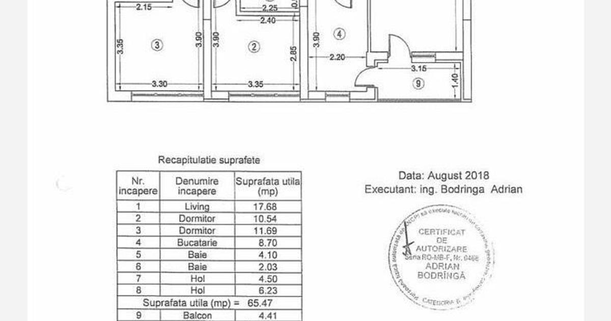 Apartament decomandat cu 3 camere în zona Lujerului, Sector 6