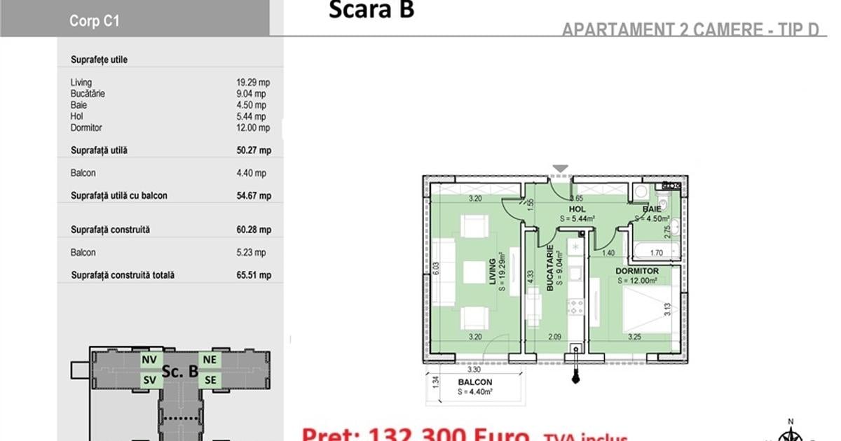 Apartament decomandat cu 2 camere în zona Militari, Sector 6